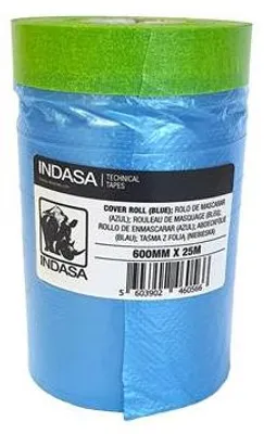 Produktbild von Abdeckfolie mit Klebeband Indasa Cover Roll 60cm x 25m