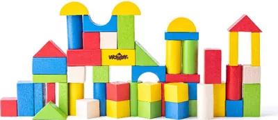 Obrázok produktu pre Woody Kocky Farebné 50 Ks 102190911