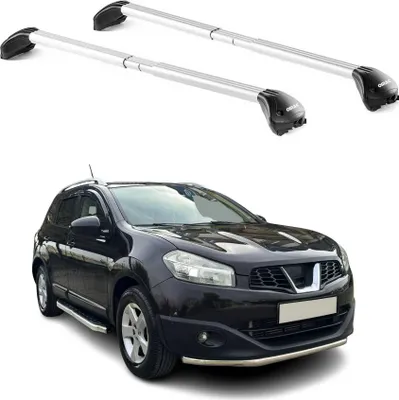 Produktbild von Dachträger Grundtäger für Nissan Qashqai J10 2006-2014 5tür 100kg Alu ABE Silber