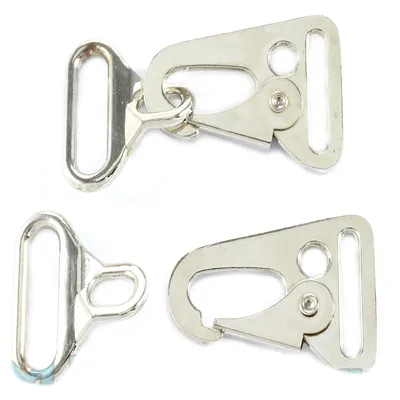 Produktbild von 2er Pack Metallschnalle 65 x 33mm für Gurtbreite 25mm
