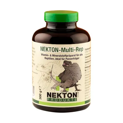 Produktbild von Nekton-Multi-Rep 300G - Vitamine & Mineralstoffe Für Reptilien, Hochwertiges Ergänzungsfuttermittel  Nekton-Multi-Rep 300G - Vitamin- Und Mineralstoffpräparat Für Reptilien