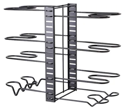 Image de Solidchoice - Organisateur de casseroles réglable pour la cuisine