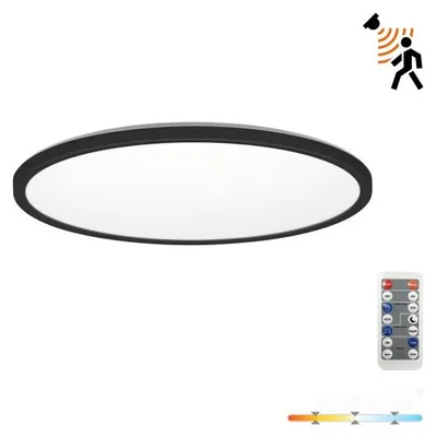 Produktbild von LED-Deckenleuchte NIVERA CIRCLE 12 W, 3 CCT, LX, IP54, schwarz