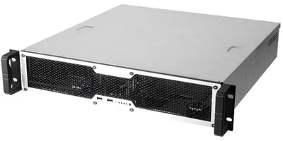 Produktbild von RM24100-L (silber/schwarz, 2 Höheneinheiten)