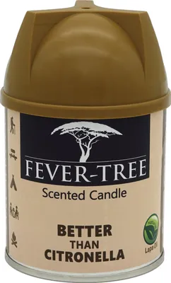 Image de Fever Tree Bougie parfumée contre les mouches et les moustiques Parfum bois de santal