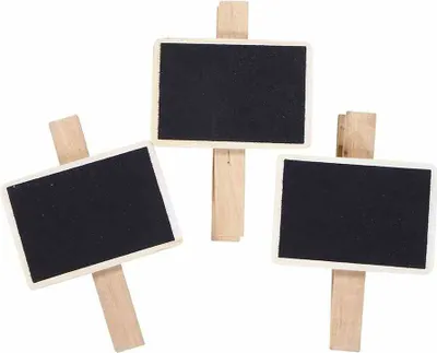 Obrázek produktu pro Dřevěné cedulky na rostliny 10 x 7 cm, balení po 3 kusech