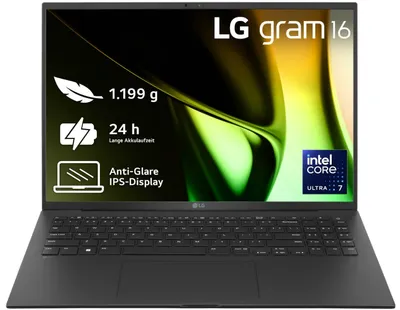 Image de Wie Neu - LG Gram 16 (2024) Core Ultra 7 155H, 16Go, 512Go, Intel Arc, Windows 11