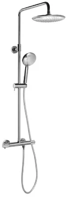 Obrázek produktu pro Sprchový sloup Solaria s termostatickou baterií, chrom