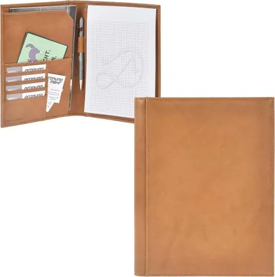 Produktbild von Sonnenleder Schreibmappe A5 Leder naturbraun 801-240-01