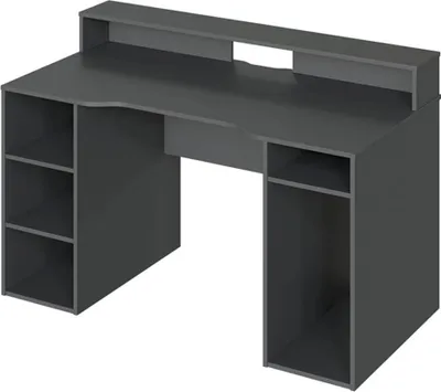 Produktbild von Gamingtisch >Ozone< in Anthrazit-Grau - 136x88x67 (BxHxT)