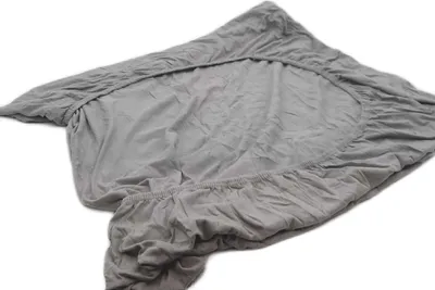 Produktbild von Komfortec Jersey Spannbettlaken 90x200 cm, 100% Baumwolle, Grau