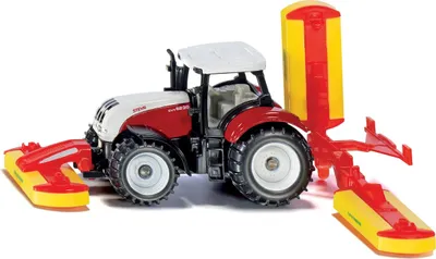 Produktbild von SIKU Blister - Traktor Steyr s prídavnými zariadeniami na kosenie