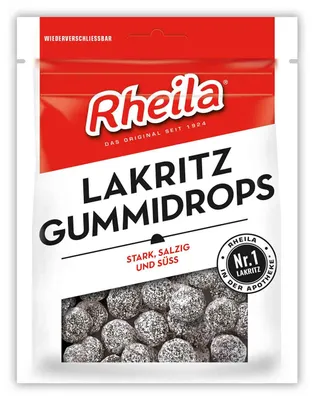 Produktbild von Rheila Lakritz Gummidrops 90g