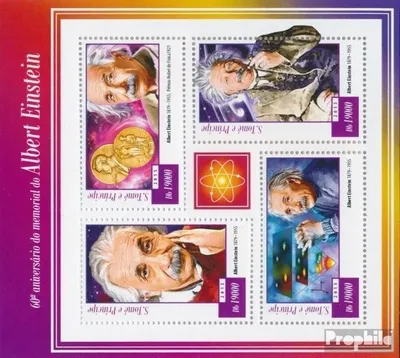 Produktbild von Briefmarken Sao Tome e Principe 2015 Mi 6020-6023 Kleinbogen (kompl. Ausgabe) postfrisch Albert Einstein