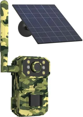 Produktbild von Mini 4G Wildkamera mit Solarpanel H5-4G-A8