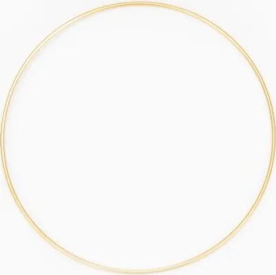 Produktbild von Metallring in Gold beschichtet, wählbar in den Größen 20, 30,40 und 50cm, Größe:Ø 30 cm