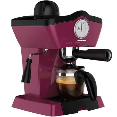 Zdjęcie produktu dla Heinner HEM-200BG, Ekspres do espresso, 0,25 l, Kawa mielona, 800 W, Bordowy