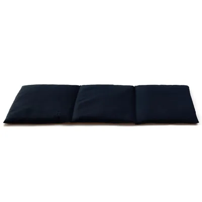 Produktbild von Leinsamenkissen 20x50cm groß 3-Kammer dunkelblau - Wärmekissen, Körnerkissen - dunkelblau