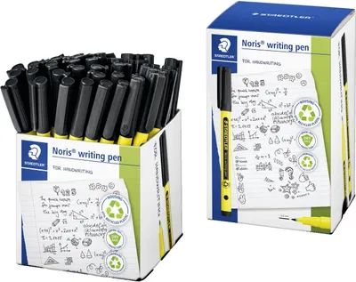 Produktbild von STAEDTLER Fineliner Noris writing pen schwarz 0.6mm Fein
