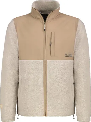 Produktbild von Sublevel Warme Outdoorjacke Teddy Brusttasche mit Reißverschluss Größe: XL