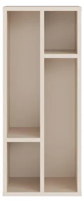 Produktbild von Forte ALICE SPRINGS Schrankeinsatz 30, modern-minimalistisch, 4 Fächer, Organisation, Holzwerkstoff, Kaschmir Beige, 30 cm breit x 72,1 cm hoch x 34,8 cm tief