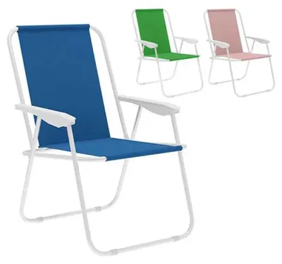 Produktbild von Marbueno Klappstuhl Stahl Sortierte Strand und Pool 59X51X75 cm 10169
