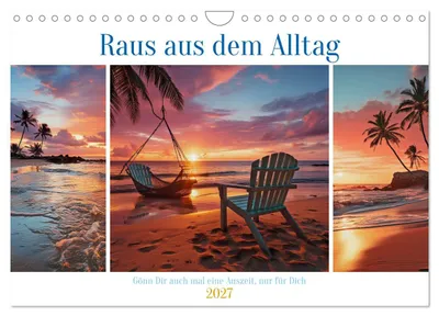 Immagine prodotto di Fuori dalla routine quotidiana (calendario da parete 2027, formato DIN A4 orizzontale), calendario mensile CALVENDO