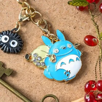 Produktbild von Mein Nachbar Totoro Schlüsselanhänger Charms Blue Totoro 19 cm