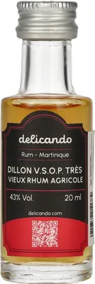 Produktbild von Dillon V.S.O.P. Très Vieux Rhum Agricole 43% Vol. 0,02l