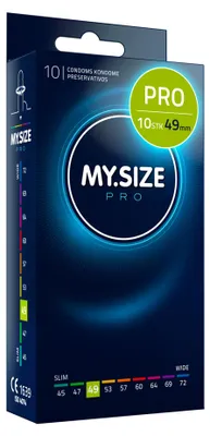 Immagine prodotto di Preservativi MY.SIZE Pro 49 mm - 10 pezzi