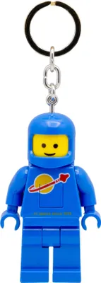 Produktbild von LEGO Schlüsselanhänger mit Leuchtfunktion Astronaut Blau 8 cm