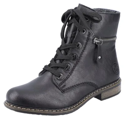 Immagine prodotto di Rieker scarpe donna stivaletti stringati stivali nero tempo libero, numero di scarpe: 38 EU