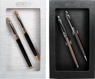 Obrázok produktu pre Cresco Pero + guľôčkové pero Majestic Darčeková krabička mix