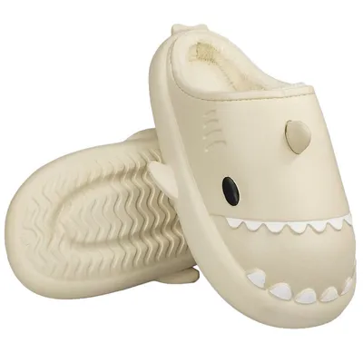 Produktbild von Damen Herren Hausschuhe Schaumstoff Isoliert Slippers Mior Beige Gr.41/42
