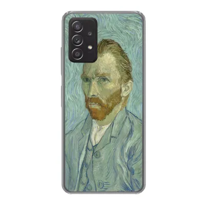 Produktbild von MuchoWow® Handyhülle Schutzhülle Hülle für Samsung galaxy a73 Selbstporträt - Vincent van Gogh Silikon Softcase Handy Hülle - Handyhülle