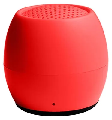 Produktbild von Boompods Zero Speaker, 3 cm, 3 W, Kabellos, Tragbarer Mono-Lautsprecher, Rot, Sphärisch