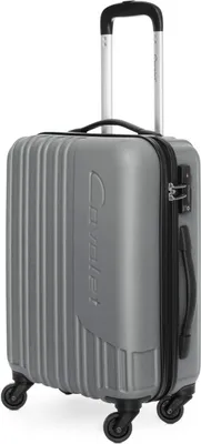 Produktbild von Handgepäck Trolley Silber Grau 54 cm Leichter Kabinen Koffer 35 Li Cavalet Malibu