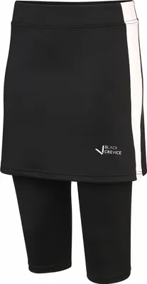 Obrázok produktu pre BLACK CREVICE - Dámske športové legíny so sukňou | Farba: Black/Garlon Stripe - White | Veľkosť: 42