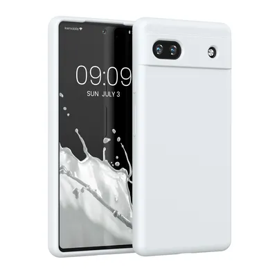 Produktbild von kwmobile Handyhülle für Google Pixel 6a Hülle, für Pixel 6a Case - Hülle Silikon - kabelloses Laden - Weiß matt