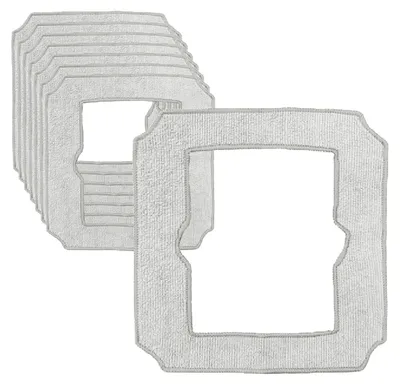 8er-Set Mikrofasertücher für Fensterroboter, 213x215 mm