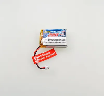 Produktbild von Carson 3,7V/220mAh LiPo Akku 500507175