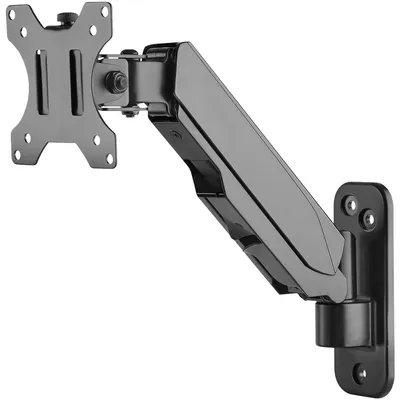 Image de DIGITUS DA-90396 - Support mural pour écran LCD / écran LCD incurvé - plastique, aluminium, acier - noir mat - Taille d'écran : 43.2-81.3 cm (17"-32")