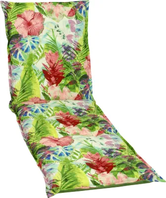 Produktbild von GO-DE Textil, Liegenauflage, Blume/Blätter bunt, 2944-05