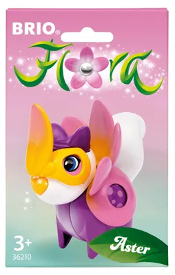 Produktbild von BRIO Flora - 36210 Aster im Blumen-Outfit | Spielset für endlosen fantasievollen Spielspaß für Mädchen und Jungen ab 3 Jahren - wunderschönes Geschenk