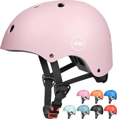 Image de XJD Enfants Jeunes Casque Vélo Multisport  CE 48-54 cm Rose Violet