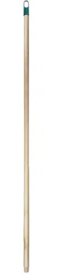 Image de Tige filetée en bois, vernie, 130 cm, extrémité verte - T-16 PL130Z