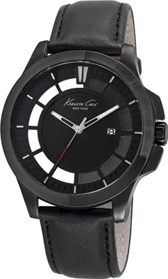 Produktbild von Kenneth Cole New York Herren-Armbanduhr Analog Quarz Leder 10029297