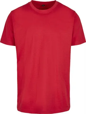 Produktbild von Build Your Brand BY004 | Round Neck Herren T-Shirt - Farbe: City Red - Größe: 4XL