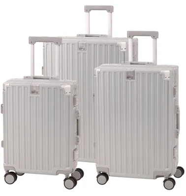 Produktbild von BERTOO Palermo Reisekoffer - silbernes 3-in-1-Set
