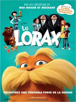 Image de Le Lorax - 2012 - Dessin animé - 116x158cm - Affiche de cinéma originale